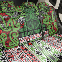 Aotearoa Iwi Ngati Maru Hauraki Back Car Seat Cover Maori Wharenui House Tribal Pattern