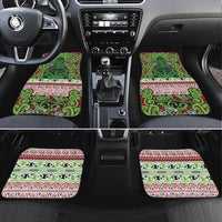 Aotearoa Iwi Ngati Maru Hauraki Car Mats Maori Wharenui House Tribal Pattern
