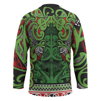 Aotearoa Iwi Ngati Maru Hauraki Hockey Jersey Maori Wharenui House Tribal Pattern
