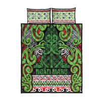 Aotearoa Iwi Ngati Maru Hauraki Quilt Bed Set Maori Wharenui House Tribal Pattern