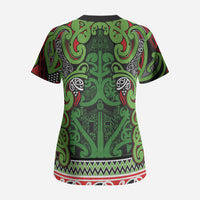 Aotearoa Iwi Ngati Maru Hauraki Scrub Top Maori Wharenui House Tribal Pattern