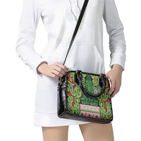 Aotearoa Iwi Ngati Maru Hauraki Shoulder Handbag Maori Wharenui House Tribal Pattern