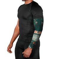 Aotearoa Iwi Ngāti Maru Taranaki Arm Sleeves Maori Wharenui House Tribal Pattern