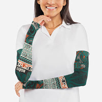 Aotearoa Iwi Ngāti Maru Taranaki Arm Sleeves Maori Wharenui House Tribal Pattern