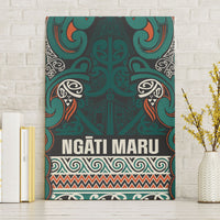 Aotearoa Iwi Ngāti Maru Taranaki Canvas Wall Art Maori Wharenui House Tribal Pattern