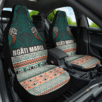 Aotearoa Iwi Ngāti Maru Taranaki Car Seat Cover Maori Wharenui House Tribal Pattern