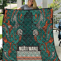 Aotearoa Iwi Ngāti Maru Taranaki Quilt Maori Wharenui House Tribal Pattern