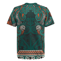 Aotearoa Iwi Ngāti Maru Taranaki Rugby Jersey Maori Wharenui House Tribal Pattern
