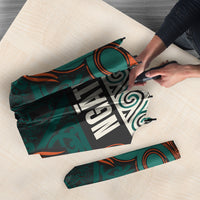 Aotearoa Iwi Ngāti Maru Taranaki Umbrella Maori Wharenui House Tribal Pattern