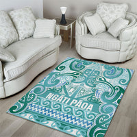 Aotearoa Iwi Ngati Paoa Area Rug Maori Wharenui House Tribal Pattern