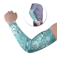 Aotearoa Iwi Ngati Paoa Arm Sleeves Maori Wharenui House Tribal Pattern