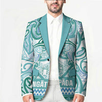 Aotearoa Iwi Ngati Paoa Blazer Maori Wharenui House Tribal Pattern
