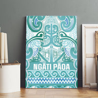 Aotearoa Iwi Ngati Paoa Canvas Wall Art Maori Wharenui House Tribal Pattern