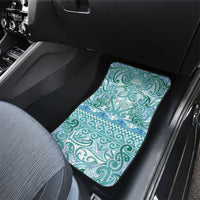 Aotearoa Iwi Ngati Paoa Car Mats Maori Wharenui House Tribal Pattern