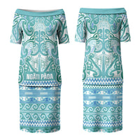 Aotearoa Iwi Ngati Paoa Couples Matching Puletasi and Hawaiian Shirt Maori Wharenui House Tribal Pattern