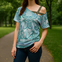 Aotearoa Iwi Ngati Paoa Cross Shoulder Shirt Maori Wharenui House Tribal Pattern