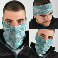 Aotearoa Iwi Ngati Paoa Neck Gaiter Maori Wharenui House Tribal Pattern