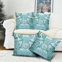 Aotearoa Iwi Ngati Paoa Pillow Cover Maori Wharenui House Tribal Pattern