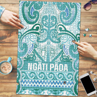 Aotearoa Iwi Ngati Paoa Puzzle Maori Wharenui House Tribal Pattern