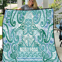 Aotearoa Iwi Ngati Paoa Quilt Maori Wharenui House Tribal Pattern