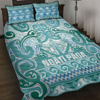 Aotearoa Iwi Ngati Paoa Quilt Bed Set Maori Wharenui House Tribal Pattern