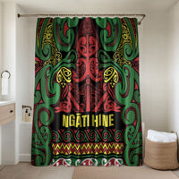 Aotearoa Iwi Ngati Hine Bathroom Set Maori Wharenui House Tribal Pattern