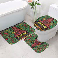 Aotearoa Iwi Ngati Hine Bathroom Set Maori Wharenui House Tribal Pattern