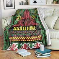 Aotearoa Iwi Ngati Hine Blanket Maori Wharenui House Tribal Pattern