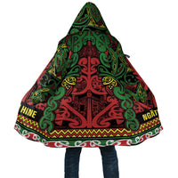 Aotearoa Iwi Ngati Hine Cloak Maori Wharenui House Tribal Pattern