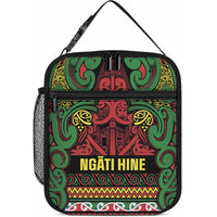Aotearoa Iwi Ngati Hine Lunch Bag Maori Wharenui House Tribal Pattern