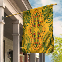 Africa Dashiki Garden Flag African Tribal Art Mixed Polynesian Tattoo Gold Color Unique LT9 House Flag Gold - Polynesian Pride