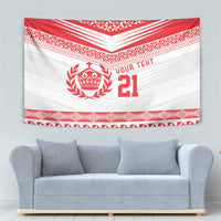 Custom Mate Ma'a Tonga Heritage Tapestry Pacific Tribal Rugby White Edition - Polynesian Pride