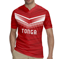 Custom Pacific Rugby Spirit Rugby Jersey Tonga Ngatu Pride Red Edition - Polynesian Pride