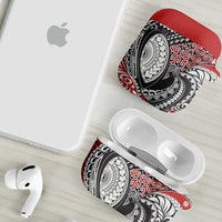 Aotearoa Maori Rugby Tribal Tattoo AirPods Case Kowhaiwhai Taniko Patchwork Motifs - Polynesian Pride