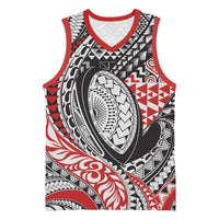 Aotearoa Maori Rugby Tribal Tattoo Basketball Jersey Kowhaiwhai Taniko Patchwork Motifs - Polynesian Pride