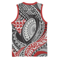 Aotearoa Maori Rugby Tribal Tattoo Basketball Jersey Kowhaiwhai Taniko Patchwork Motifs - Polynesian Pride