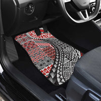 Aotearoa Maori Tribal Tattoo Car Mats Kowhaiwhai Taniko Patchwork Motifs LT9 - Polynesian Pride
