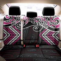 Pink Aotearoa Tukutuku Manawa Tapu Back Car Seat Cover Ta Moko Toi Maori