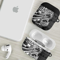 White Couple Dolphins Maori Polynesian Style AirPods Case - Polynesian Pride
