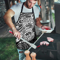 White Couple Dolphins Maori Polynesian Style Apron - Polynesian Pride
