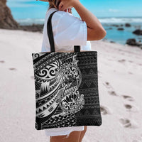 White Couple Dolphins Maori Polynesian Style Tote Bag - Polynesian Pride
