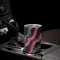 Guam Bougainvillea Lei Tumbler Cup Chamorro Tribal Pattern