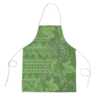 Hawaii Molokai Island Kukui Nut Flowers Apron Tribal Kakau Pattern - Polynesian Pride