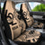 Custom Samoa Manuia le 62 Tausaga O le Tuto’atasi Car Seat Cover Samoan Tatau Beige Art