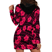 Polynesian Pride Hawaii Style With Hibiscus Hoodie Dress Pink LT9 - Polynesian Pride
