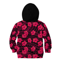 Polynesian Pride Hawaii Style With Hibiscus Kid Hoodie Pink LT9 - Polynesian Pride