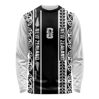 Custom New Zealand Football White Fern Supporter Long Sleeve Shirt