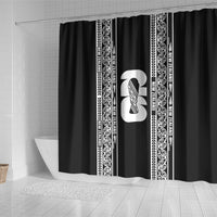 New Zealand Football White Fern Supporter Shower Curtain