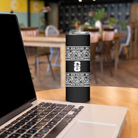 New Zealand Football White Fern Supporter Skinny Tumbler