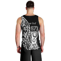 671 Guam Personalised Men Tank Top Latte Stone Tribal LT9 - Polynesian Pride